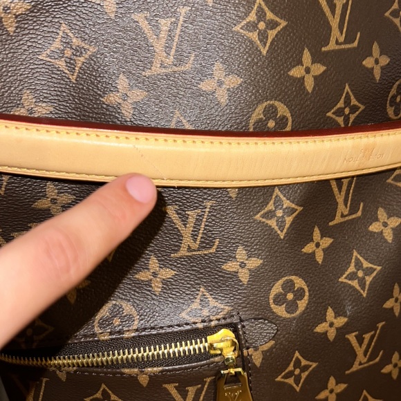 authentic louis vuitton melie hobo with strap/crossbody strap - Picture 10 of 17